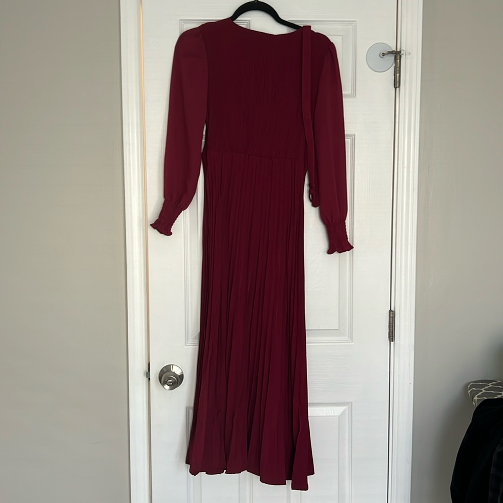 Wine Midlength Dress